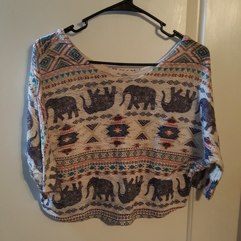 Elephant Crop Top